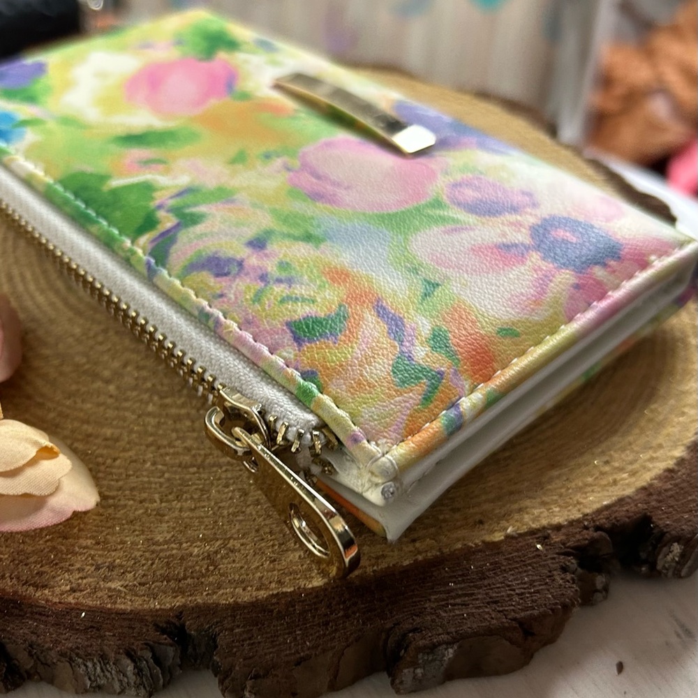 Floral Watercolor Wallet - Picture 3 of 10